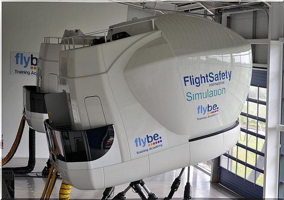 Flight simulator is an example of technology for use in therapy