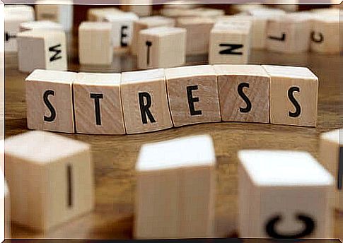 Blocks with the word "stress"