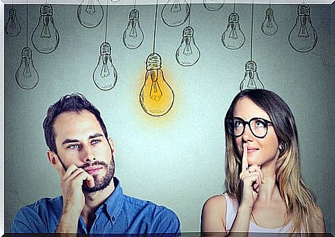 People think about problem solving, after which light bulb appears