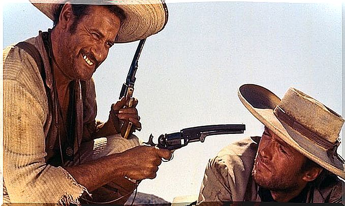 Scene from western film