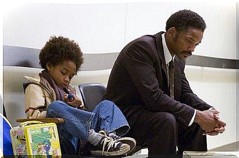 Will Smith plays Chris Gardner, who tries to give himself and his son a better life