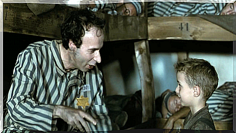 In La Vita e Bella, a father struggles to keep his son in high spirits in a Nazi concentration camp