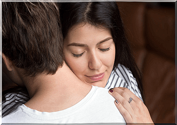 Hugging people illustrate being empathetic