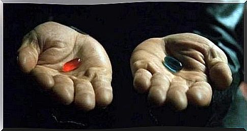 the blue or red pill