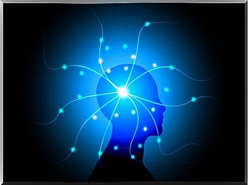 Light from a person's brain symbolizes consciousness