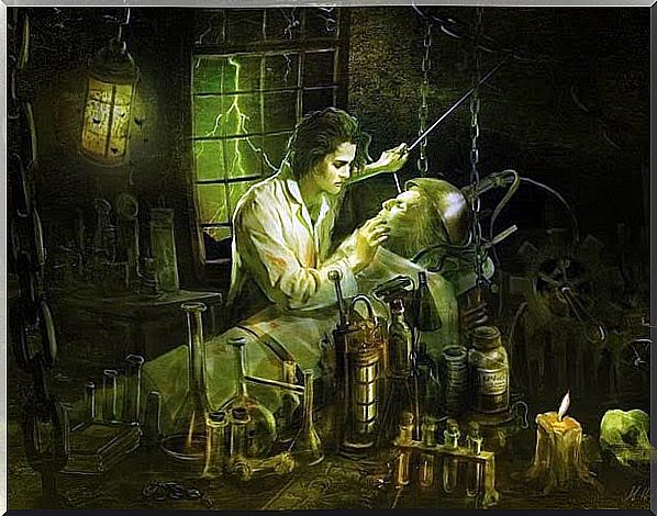 Illustration of Frankenstein syndrome