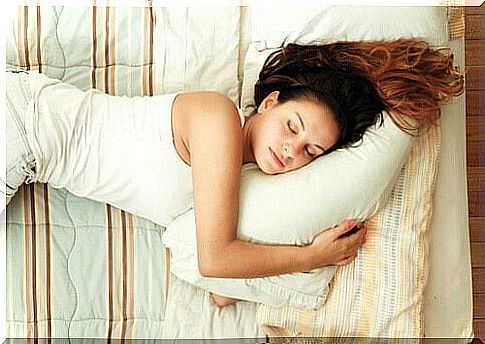 Woman uses solutions for good sleep