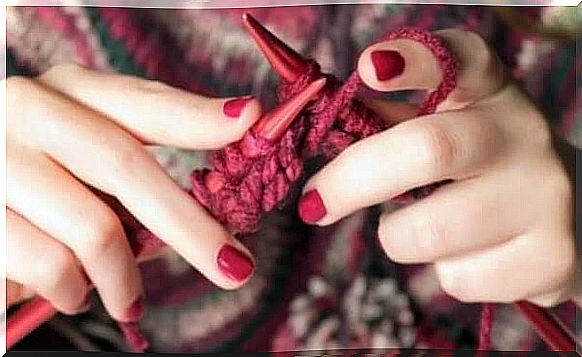 There are many options for working with the hands, such as knitting